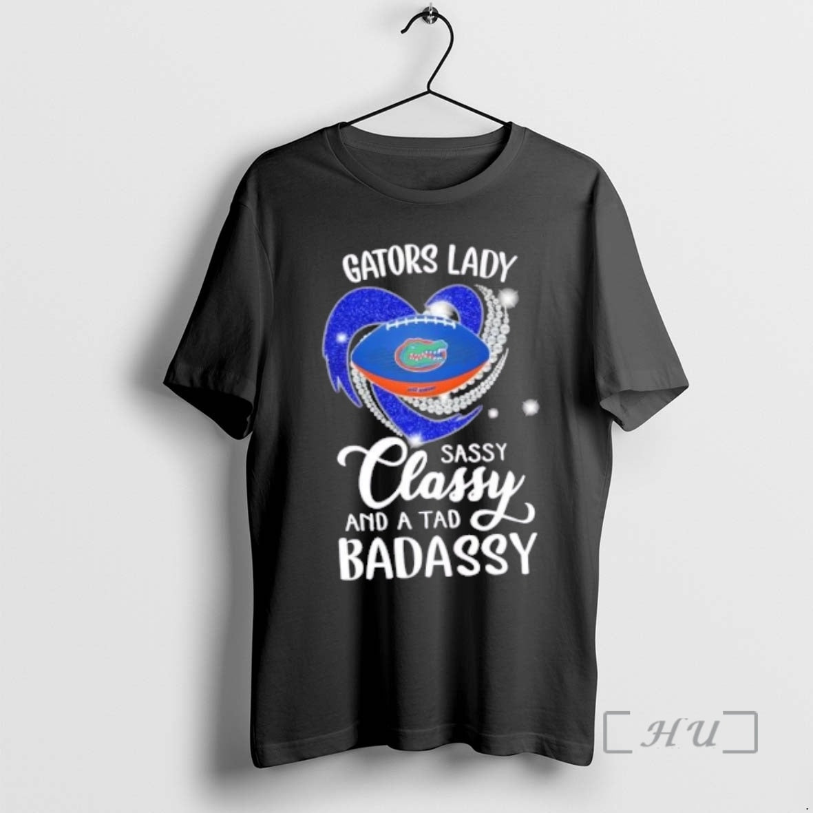 Trending Florida Gators Lady Sassy Classy And A Tad Badassy Diamond Heart Premium T Shirts Hoodie, Sweatshirt | DripVista.com