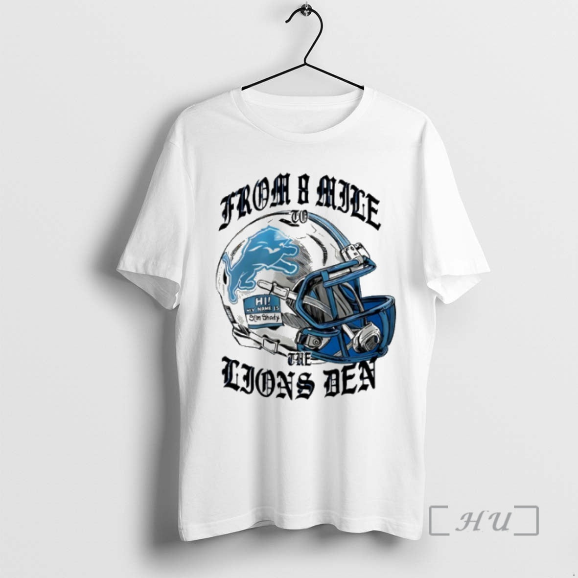 Trending From 8 Mile To The Lions Den Eminem Detroit Lions Premium T Shirts Sweater Hoodie, Sweatshirt | DripVista.com