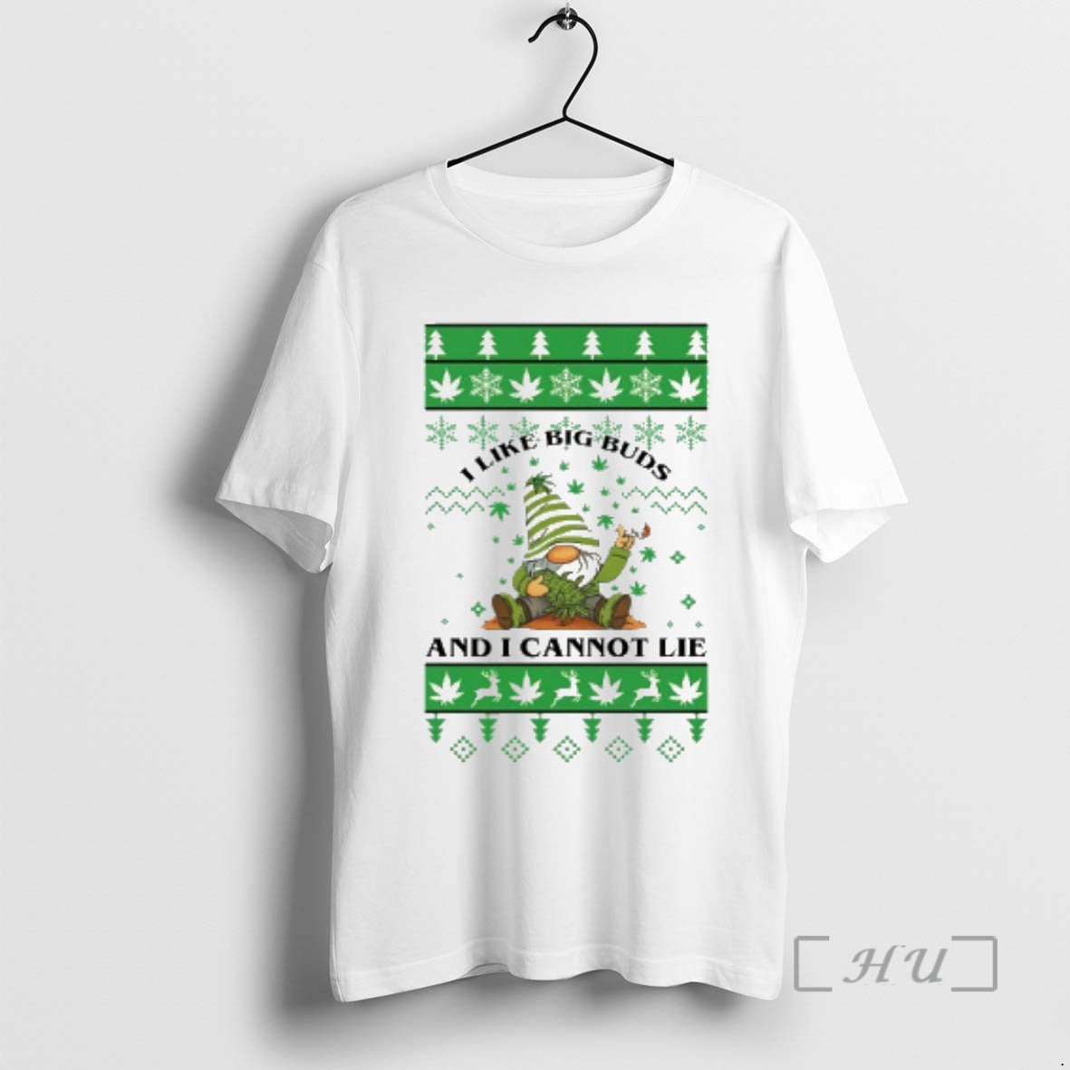 Trending Gnome I Like Big Buds And I Cannot Lie Cannabis Ugly Christmas Sweat Premium T-Shirts, Hoodie, Sweatshirt
