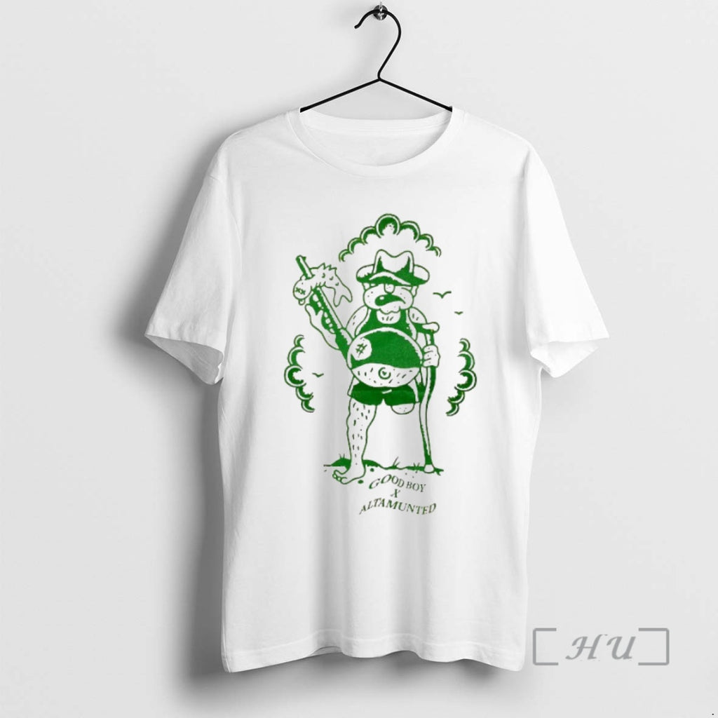 Trending Good Boy Altamunted X Good Boy Fishing With A Shotgun Premium T Shirts Sweater Hoodie, Sweatshirt | DripVista.com