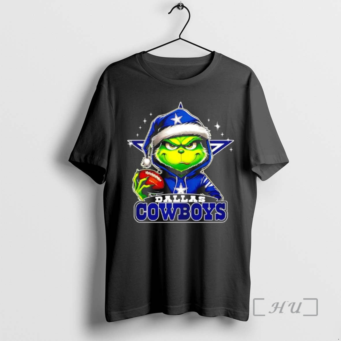 Trending Grinch Wearing Santa X Dallas Cowboys Hat Christmas T-Shirts, Hoodie, Sweatshirt | DripVista.com
