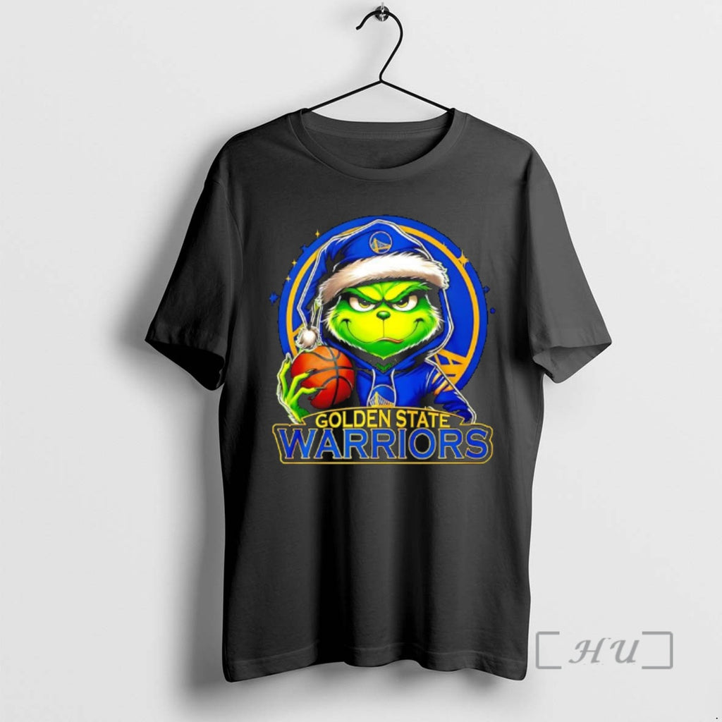 Trending Grinch Wearing Santa X Golden State Warriors Hat Christmas T-Shirts, Hoodie, Sweatshirt | DripVista.com