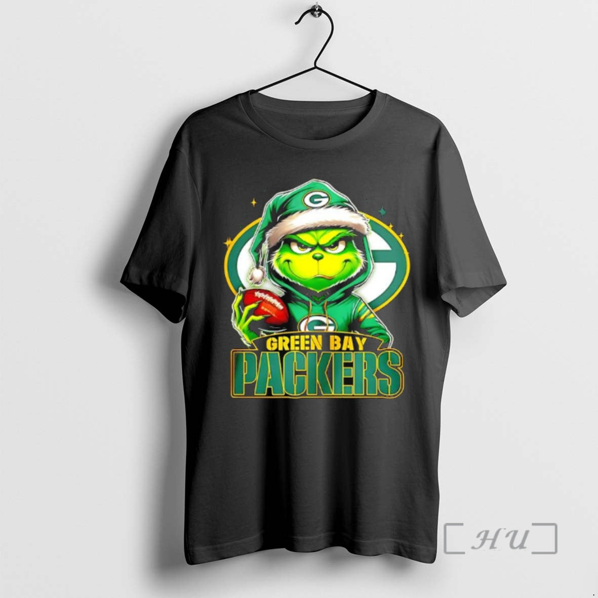 Trending Grinch Wearing Santa X Green Bay Packers Hat Christmas T-Shirts, Hoodie, Sweatshirt | DripVista.com