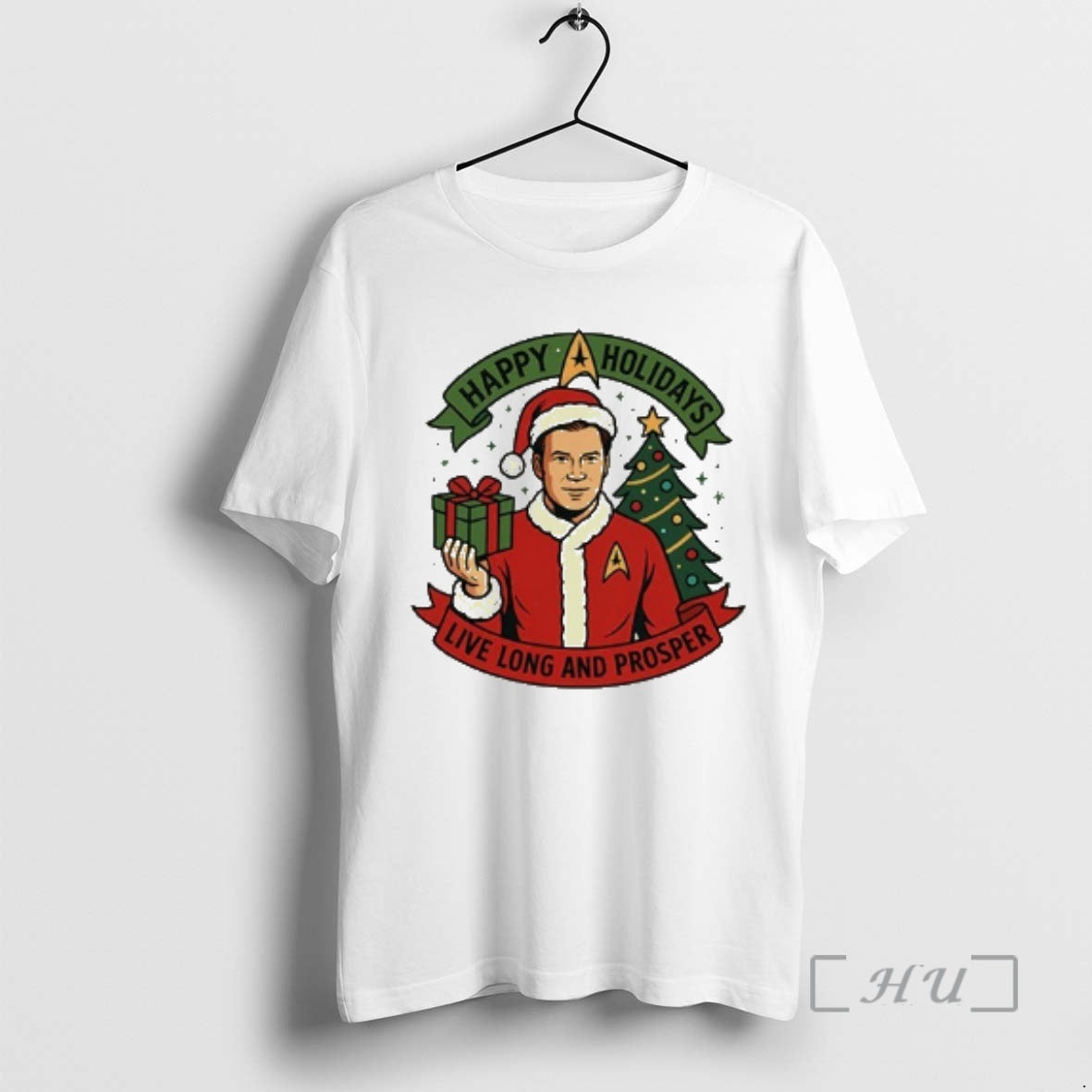 Trending Happy Holidays Live Long And Prosper T-Shirts, Hoodie, Sweatshirt | DripVista.com