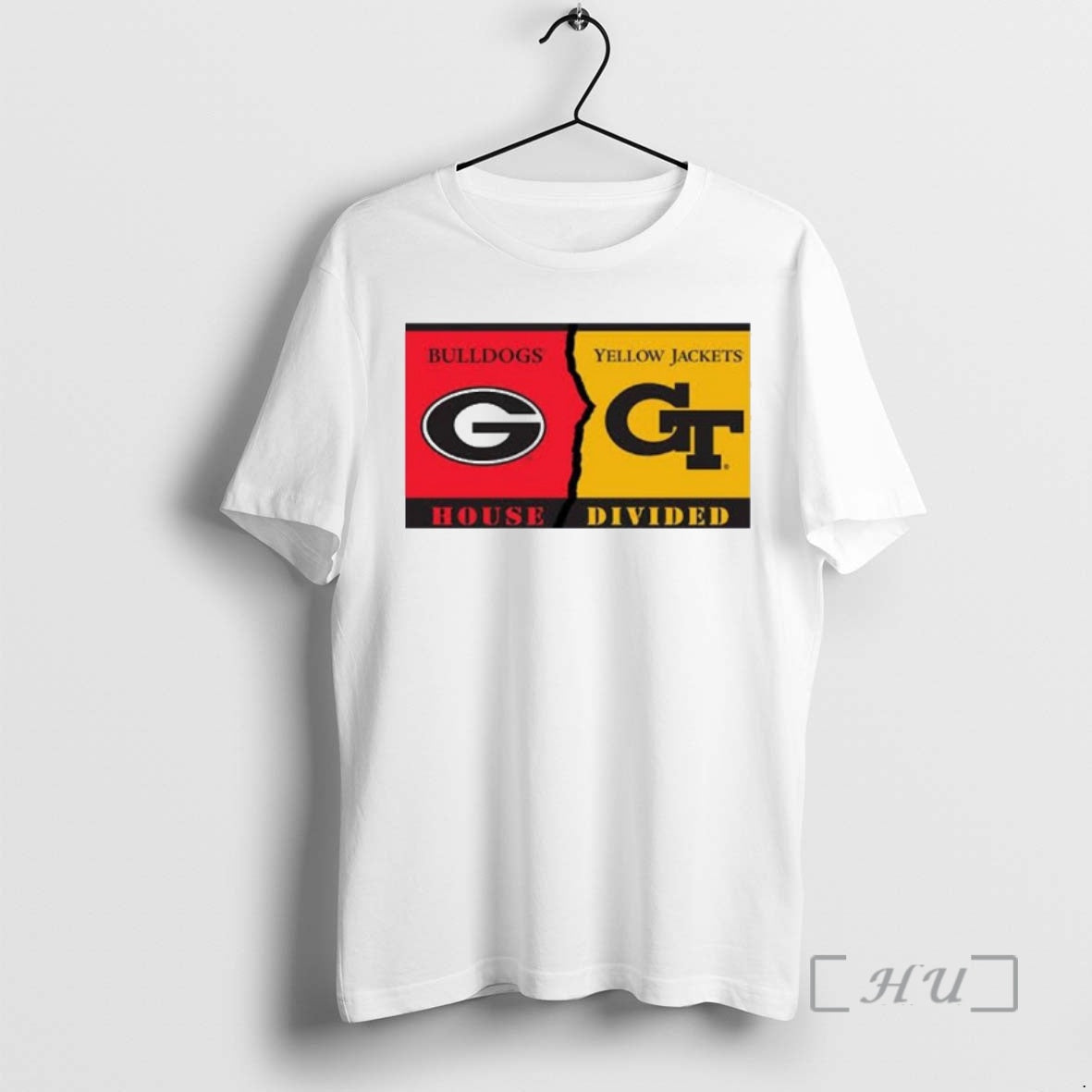Trending House Divided Georgia Tech Yellow Jackets Vs Georgia Bulldogs T-Shirts, Hoodie, Sweatshirt | DripVista.com