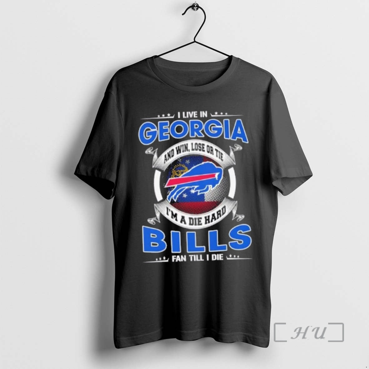 Trending I Live In Georgia And Win Lose Or Tie Im A Die Hard Buffalo T-Shirts, Hoodie, Sweatshirt | DripVista.com