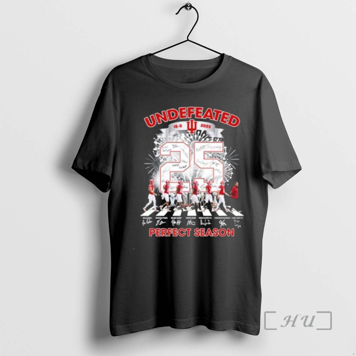 Trending Iu Football Abbey Road Undefeated 16 0 Perfect Season T-Shirts, Hoodie, Sweatshirt | DripVista.com