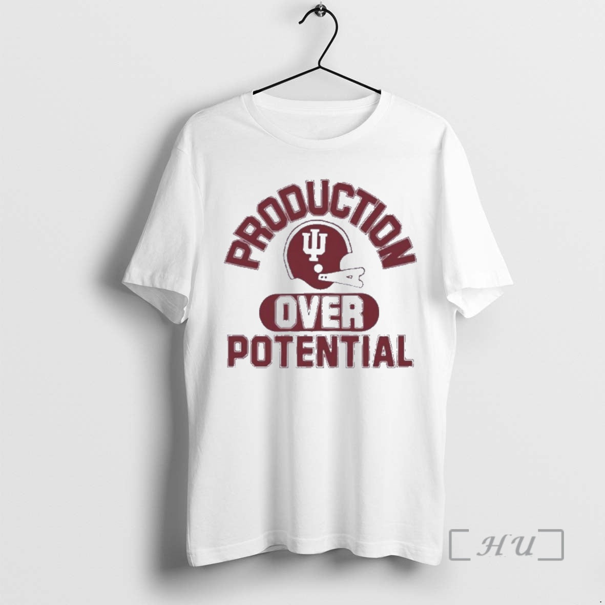 Trending Iu Football Production Over Potential National Champions T-Shirts, Hoodie, Sweatshirt | DripVista.com
