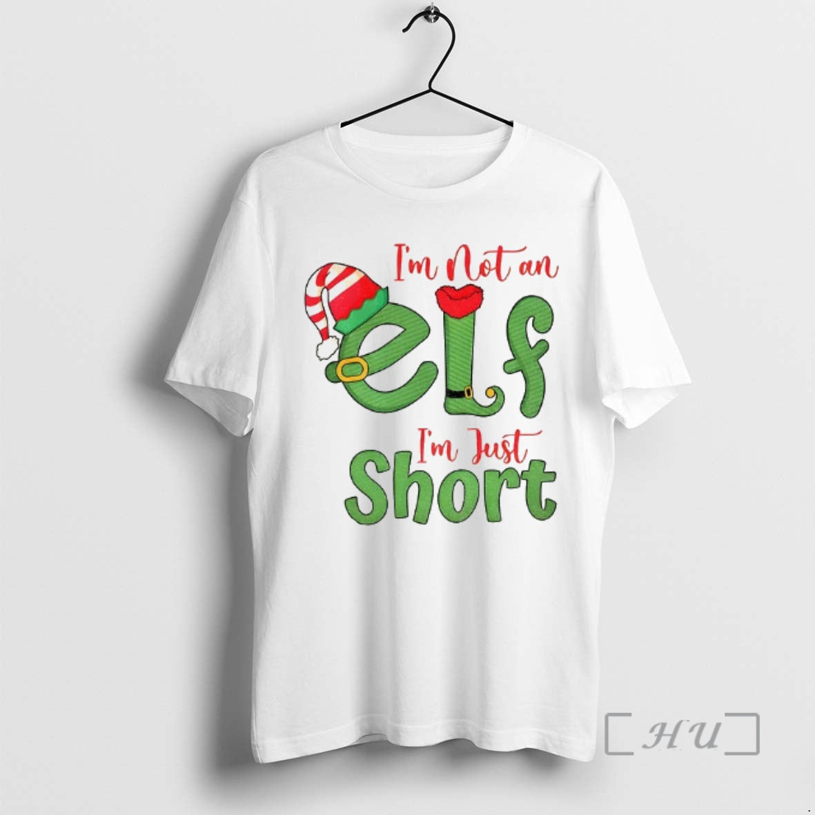 Trending Im Not An Elf Im Just Short Sarcastic Christmas T-Shirts, Hoodie, Sweatshirt | DripVista.com