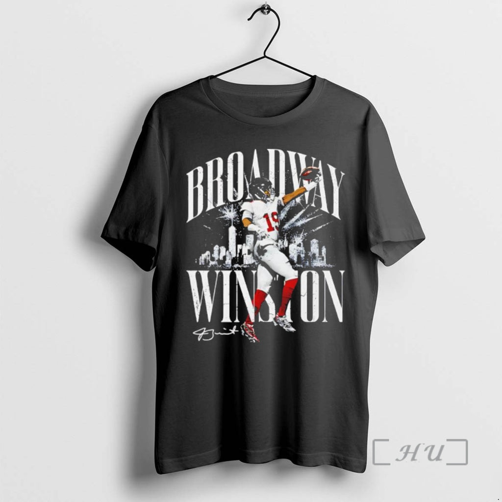 Trending Jameis Winston New York Giants Broadway Winston Retro Black T-Shirts, Hoodie, Sweatshirt | DripVista.com