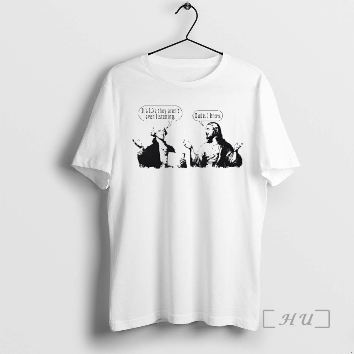 Trending Jesus And George Washington Funny Political Christian T-Shirts, Hoodie, Sweatshirt | DripVista.com