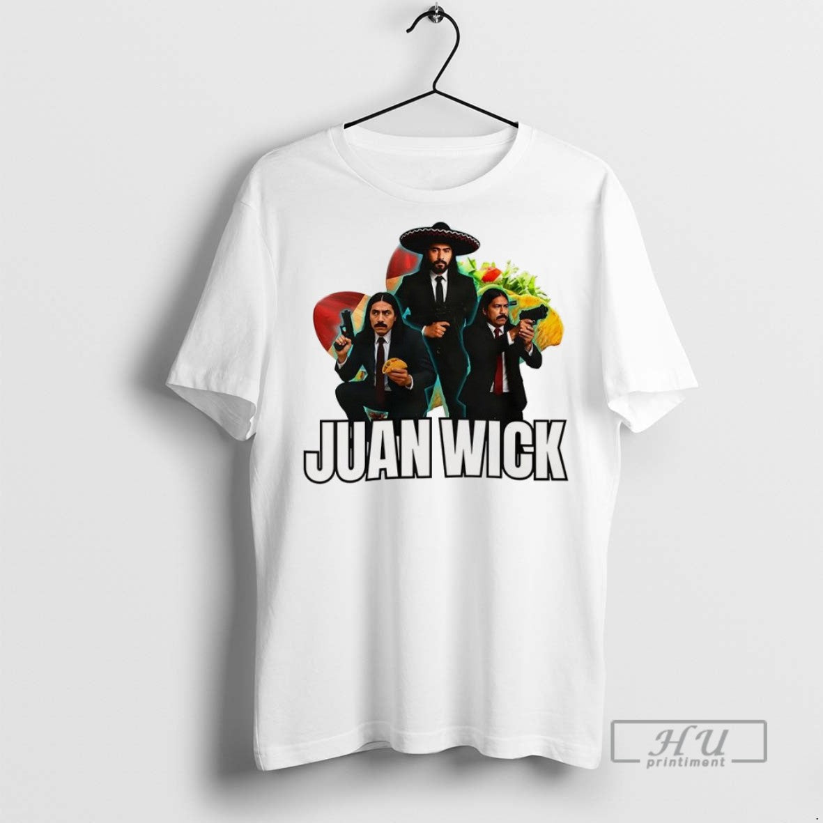 Trending Juan Wick John Wick Taco Sombrero Parody T Shirt
