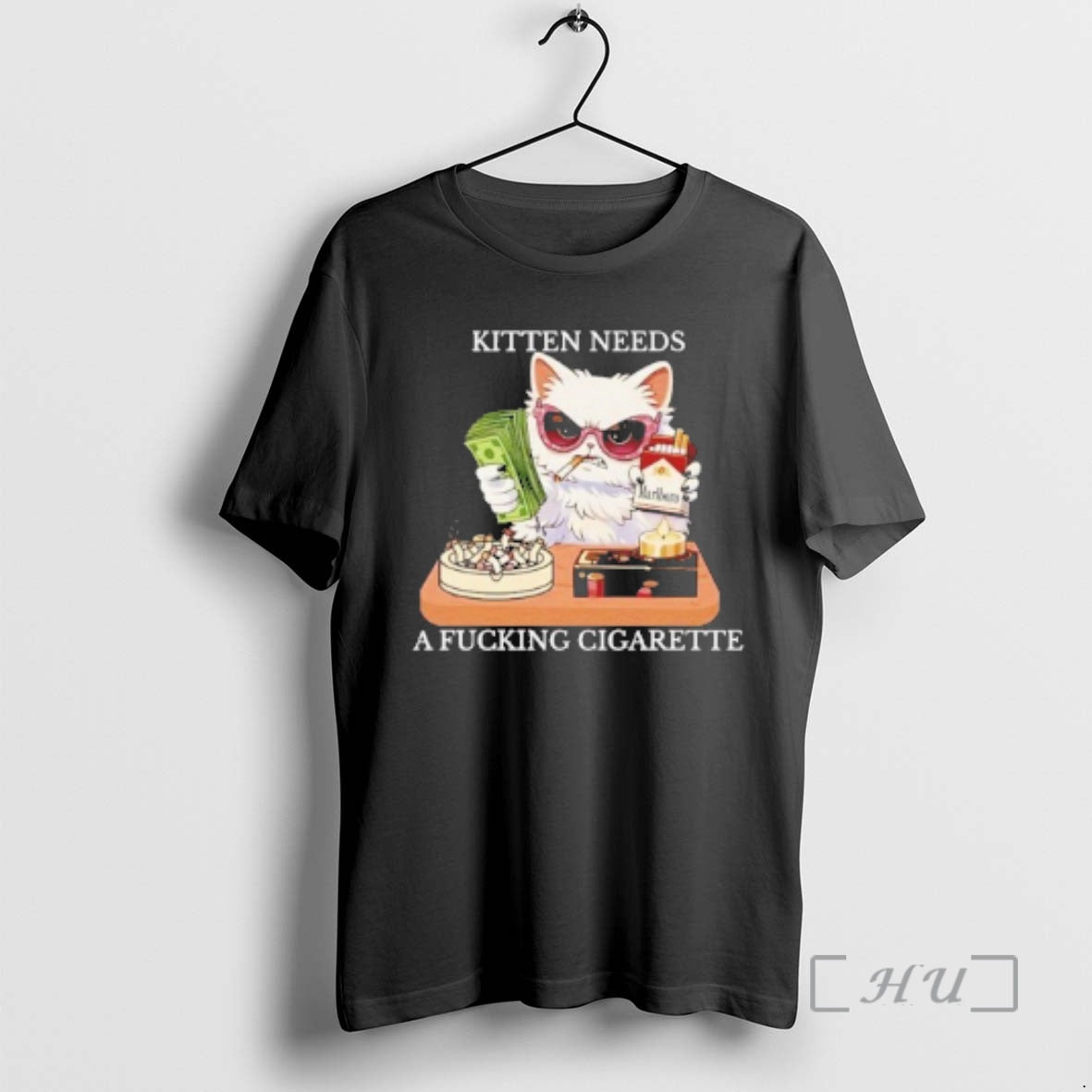 Trending Kitten Needs A Fucking Cigarette Marlboro T-Shirts, Hoodie, Sweatshirt | DripVista.com