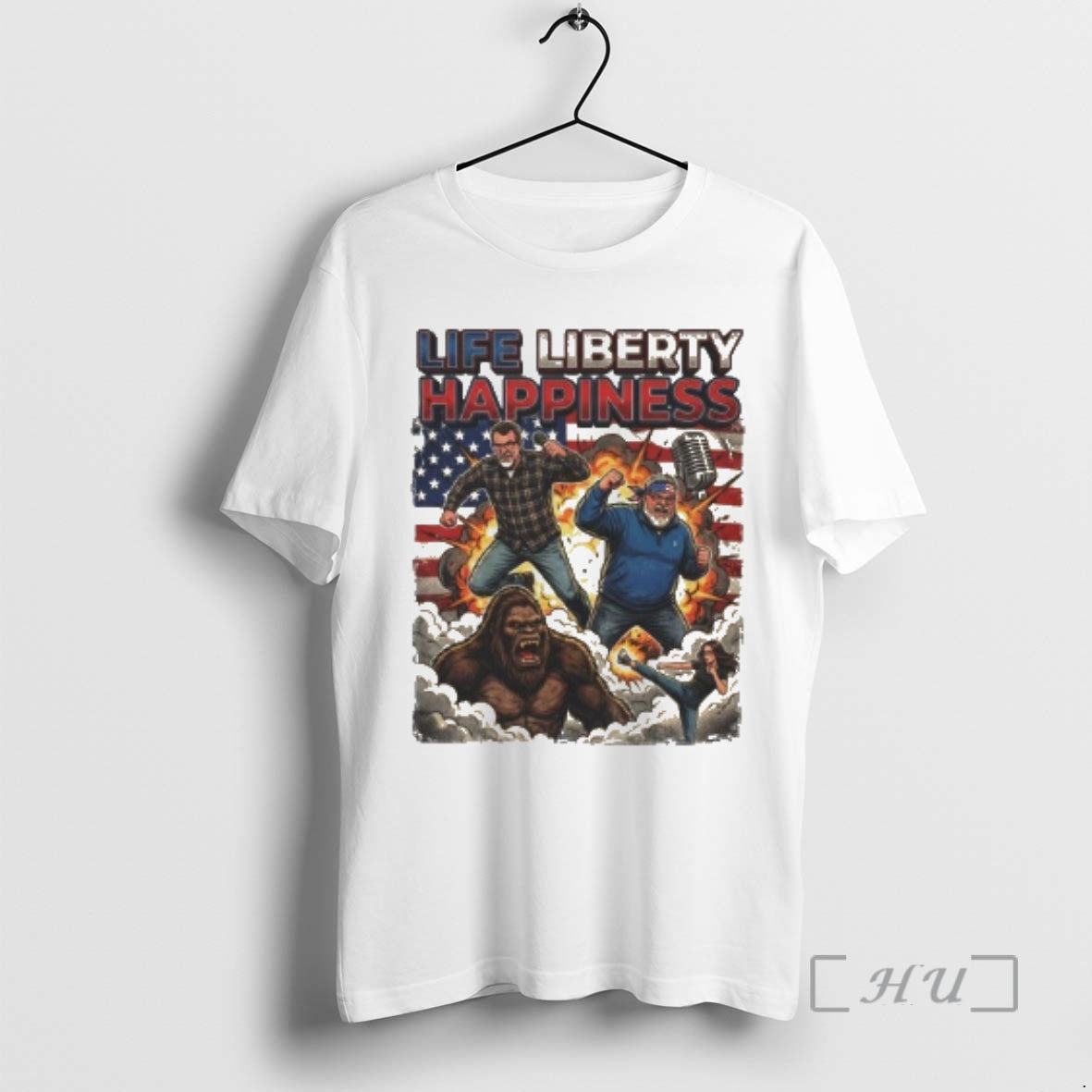 Trending Life Liberty Happiness Action T-Shirts, Hoodie, Sweatshirt | DripVista.com