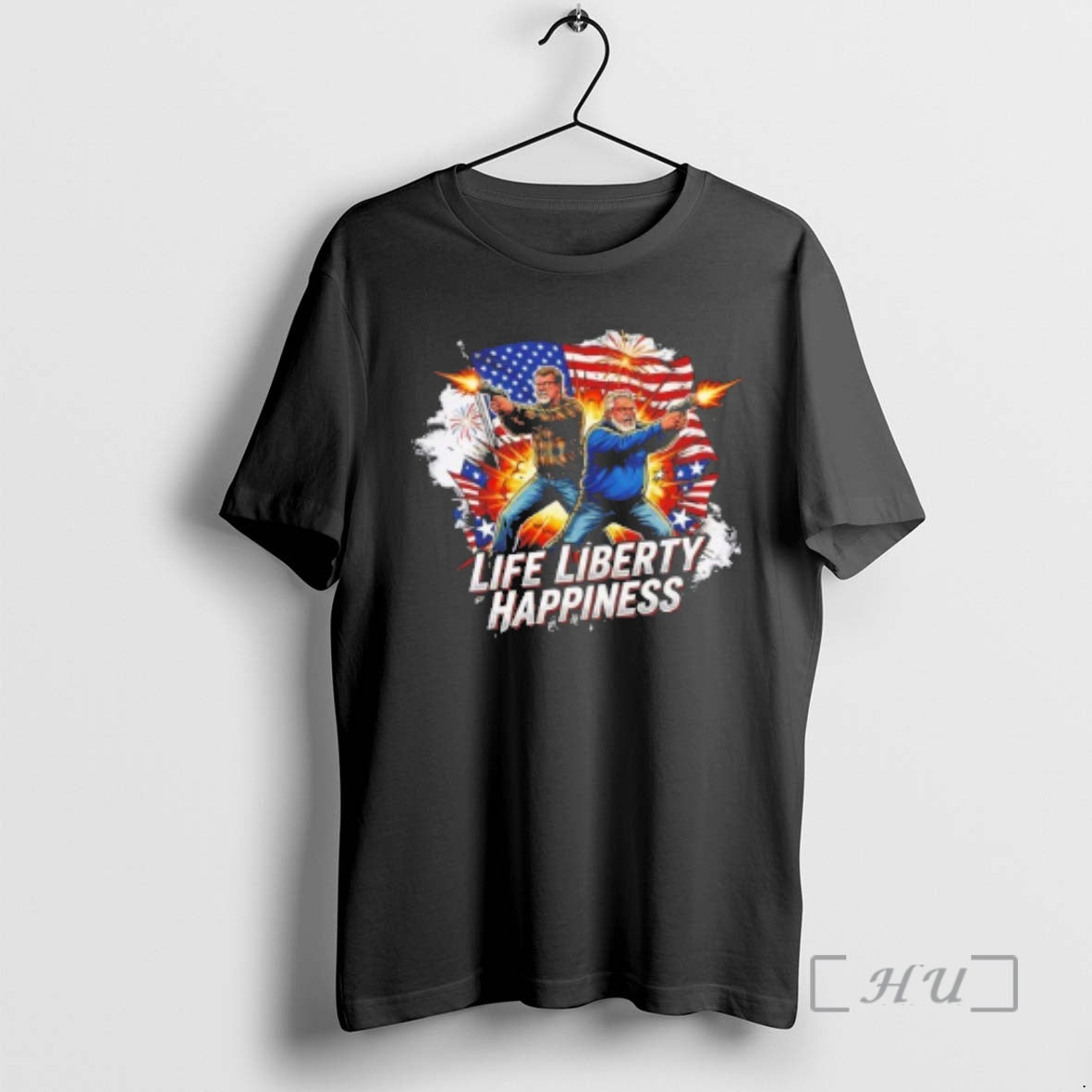 Trending Life Liberty Happiness Lethal Duo T-Shirts, Hoodie, Sweatshirt | DripVista.com