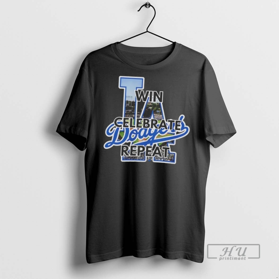 Trending Los Angeles Dodgers Win Celebrate Repeat T Shirt