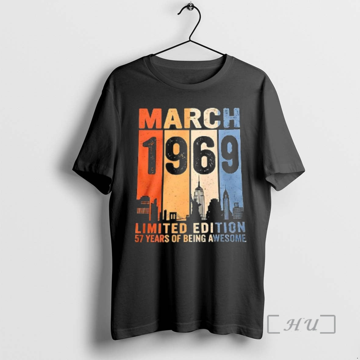 Trending March 1969 Limited Edition 57 Years Of Being Awesome City Vintage Premium T Shirts Hoodie, Sweatshirt