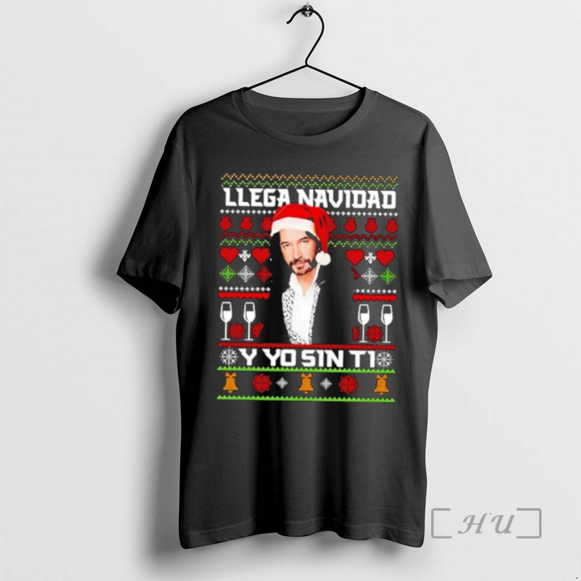 Trending Marco Antonio Solis Llega Navidad Y Yo Sin Ti Ugly Christmas Sweat Premium T-Shirts, Hoodie, Sweatshirt