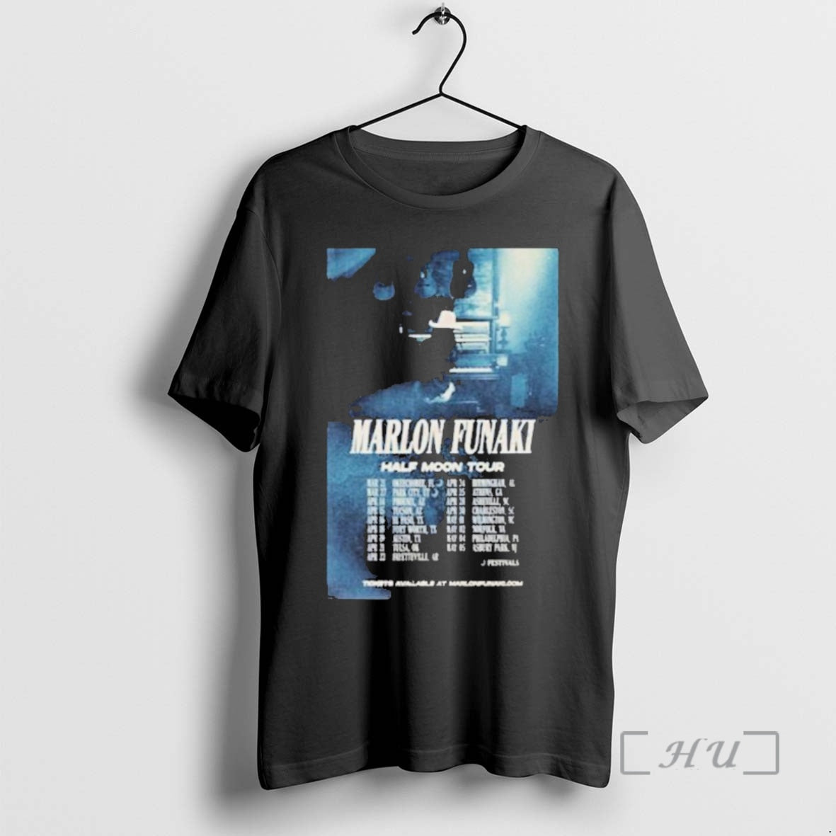 Trending Marlon Funaki Half Moon Tour 2026 T-Shirts, Hoodie, Sweatshirt | DripVista.com