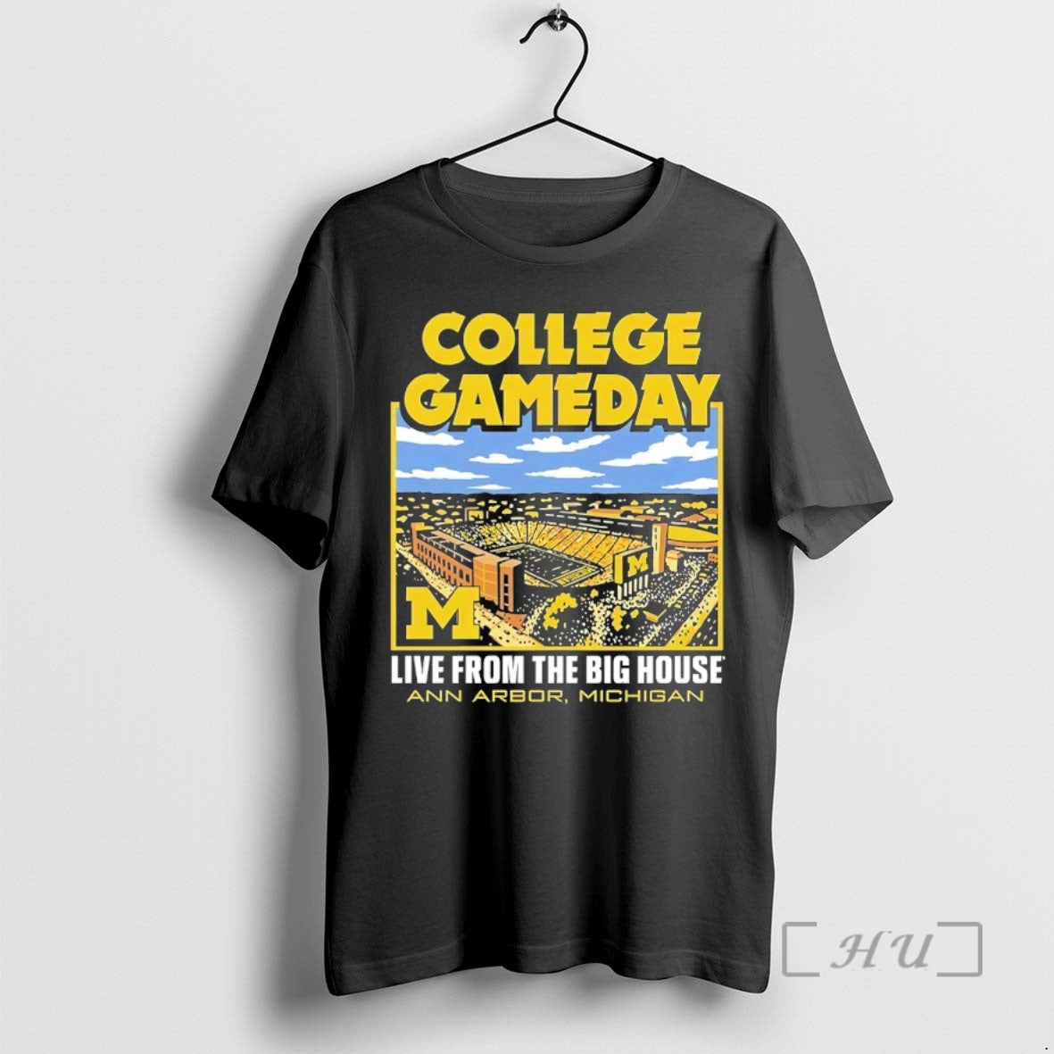 Trending Michigan Wolverines College Gameday Live From The Big House T-Shirts, Hoodie, Sweatshirt | DripVista.com