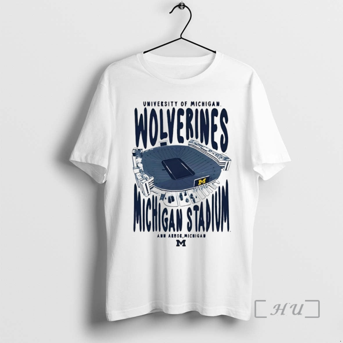 Trending Michigan Wolverines Stadium Big House Circle T-Shirts, Hoodie, Sweatshirt | DripVista.com