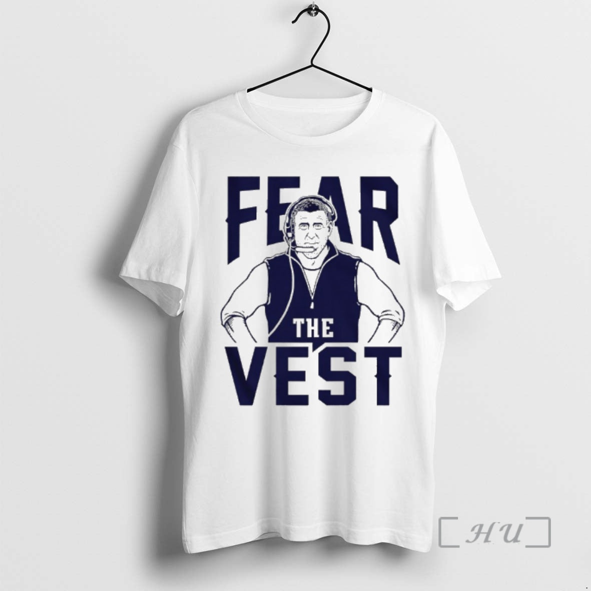 Trending Mike Vrabel Coach Fear The Vest T-Shirts, Hoodie, Sweatshirt | DripVista.com