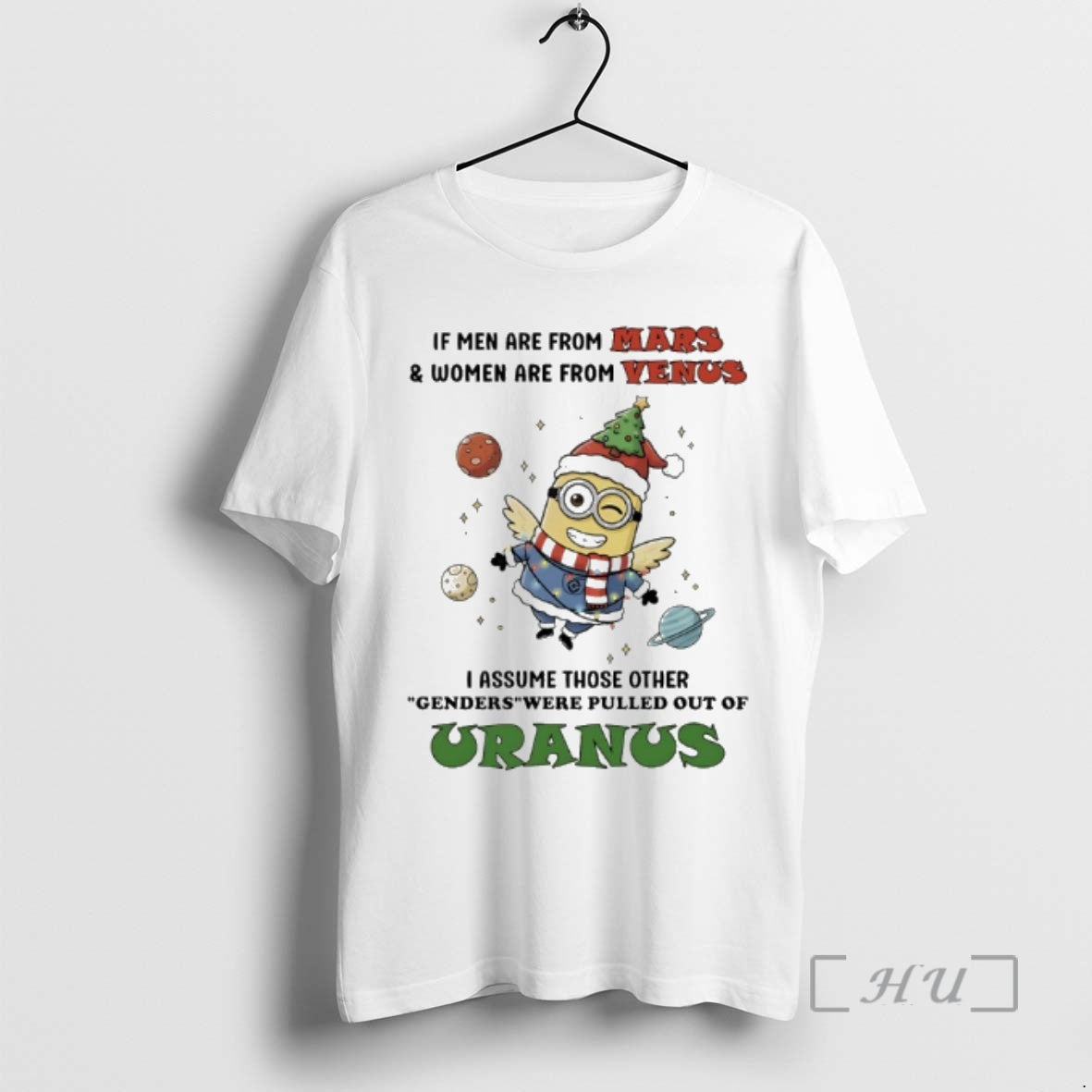 Trending Minions Santa If Men Are From Mars And Women Are From Venus Premium T-Shirts, Hoodie, Sweatshirt | DripVista.com