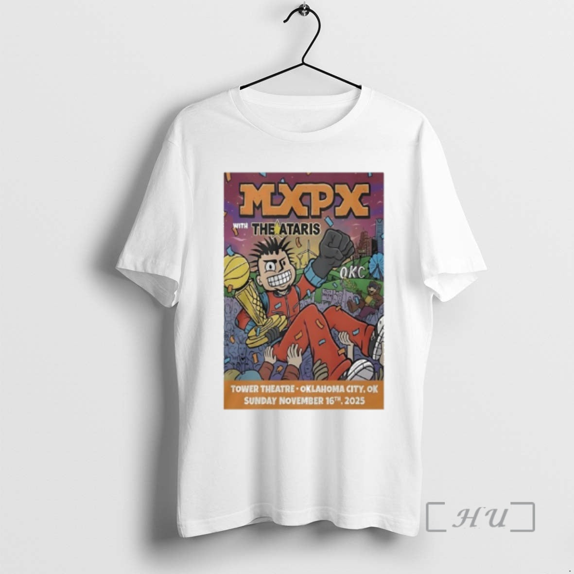 Trending Mxpx With The Ataris Oklahoma City Ok November 16 2025 Premium T Shirts Sweater Hoodie, Sweatshirt | DripVista.com