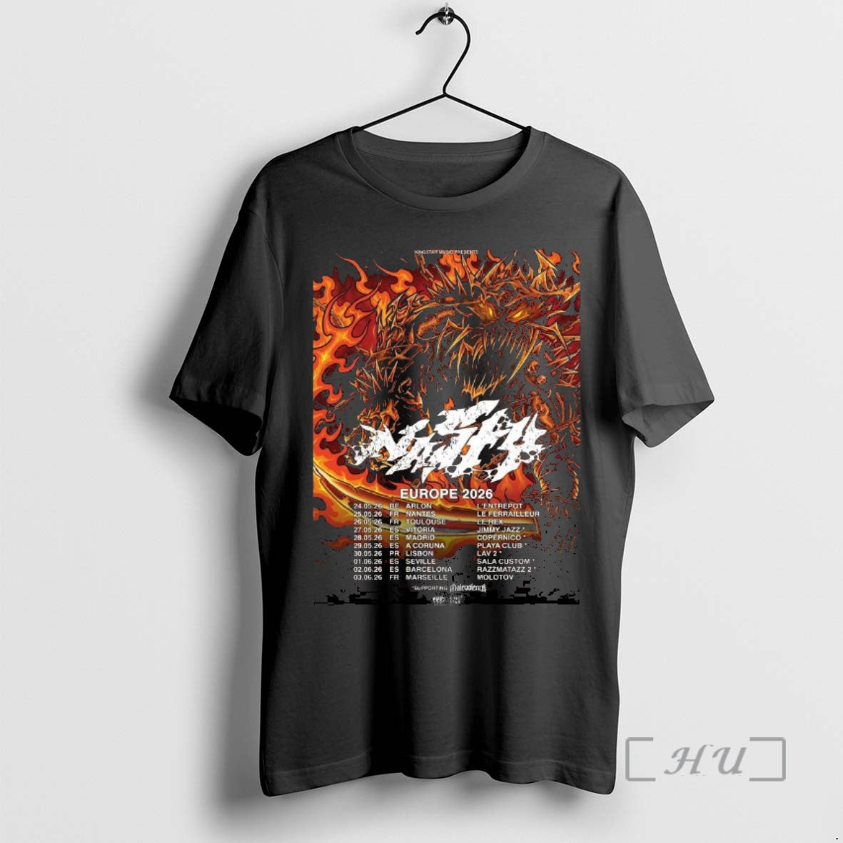 Trending Nasty Europe Tour 2026 T-Shirts, Hoodie, Sweatshirt | DripVista.com