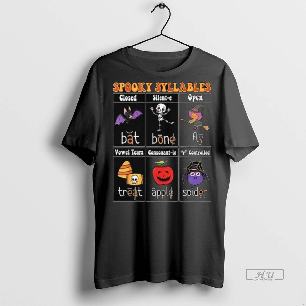 Trending Officials Spooky Syllables Teacher Funny Halloween Long Sleve T Shirt Sweater