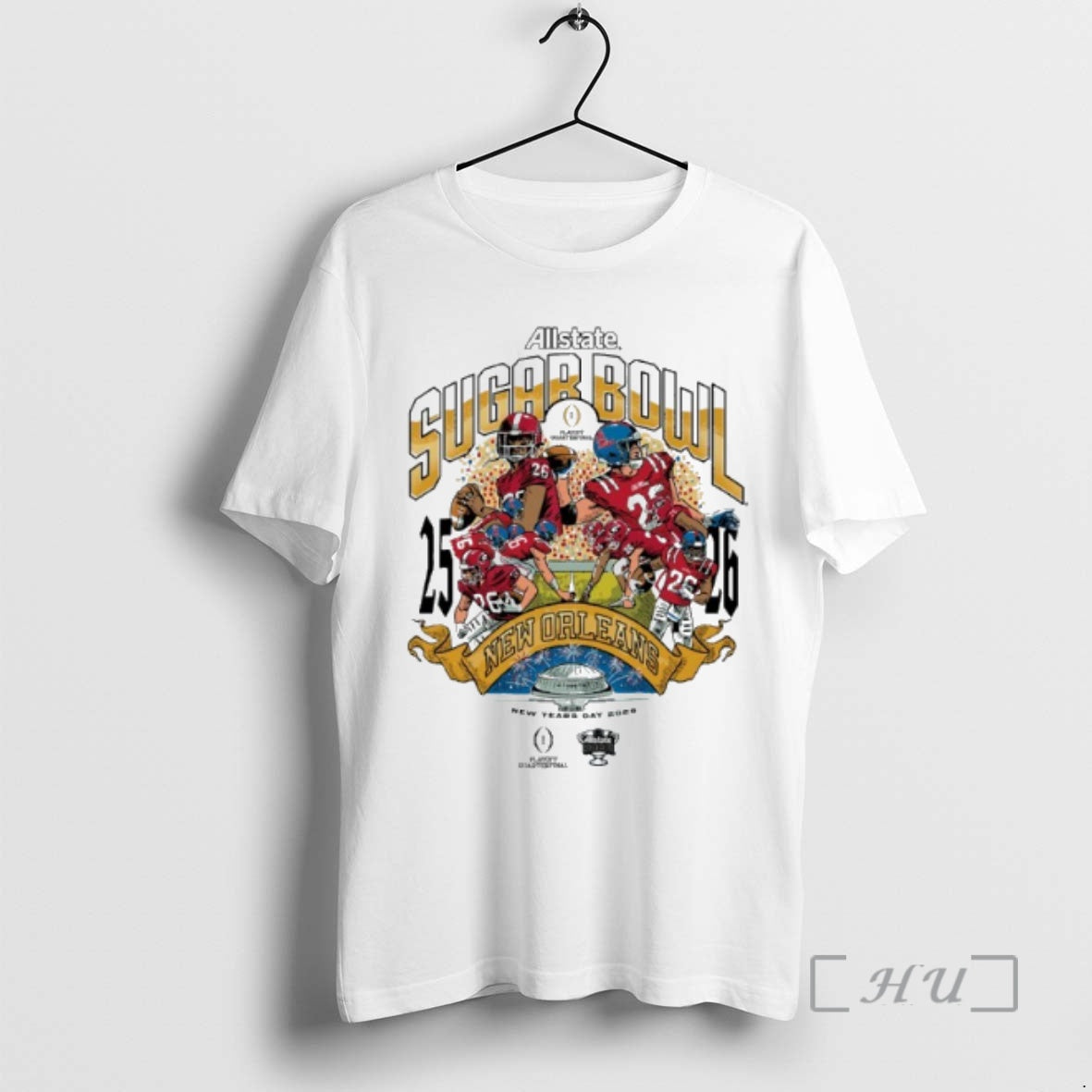 Trending Ole Miss Vs Georgia 2026 Allstate Sugar Bowl Adult T-Shirts, Hoodie, Sweatshirt | DripVista.com