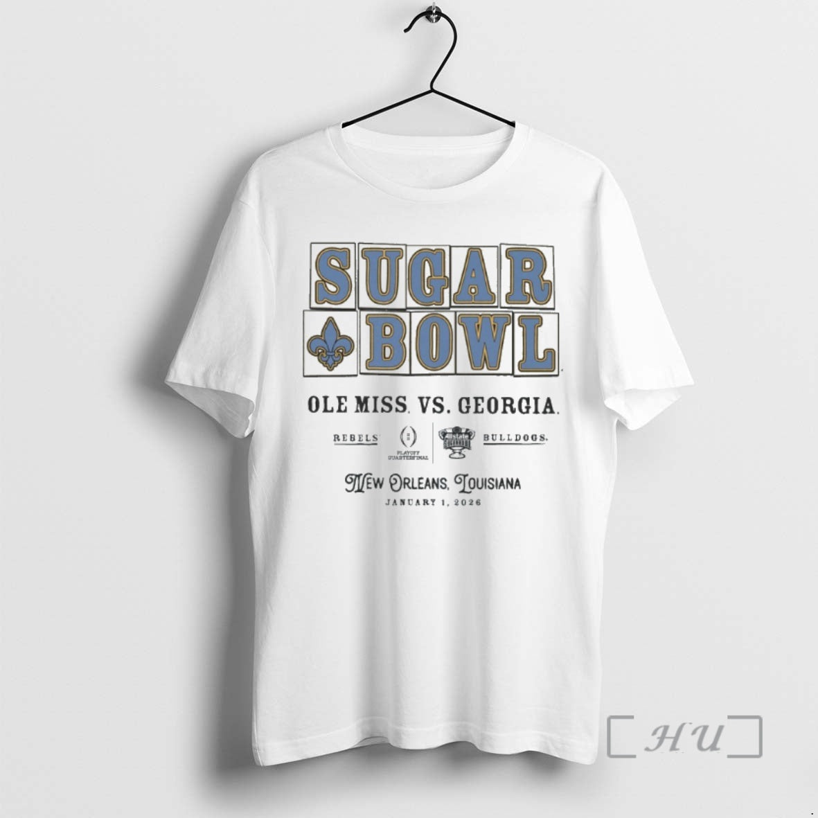 Trending Ole Miss Vs Georgia 2026 Allstate Sugar Bowl Street Tiles Adult Premium T Shirts Hoodie, Sweatshirt | DripVista.com