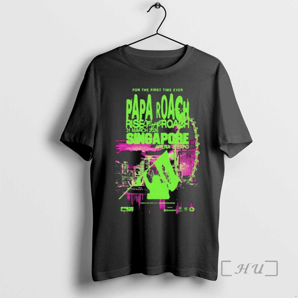 Trending Papa Roach Mar 31 2026 Singapore Expo T-Shirts, Hoodie, Sweatshirt | DripVista.com