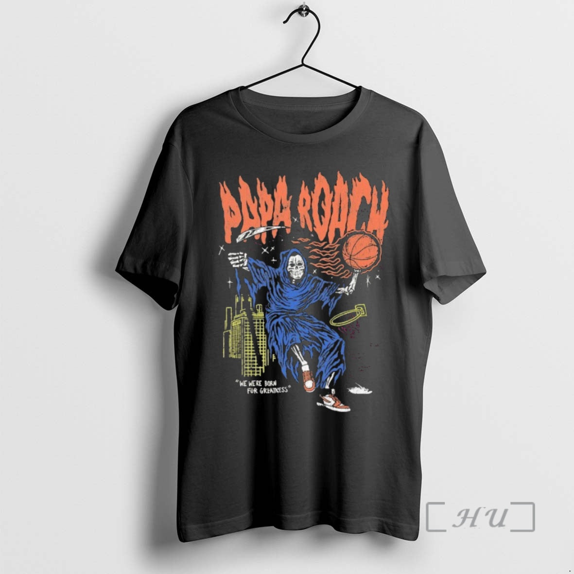 Trending Papa Roach We Were Born For Greatness Dunk Madness T-Shirts, Hoodie, Sweatshirt | DripVista.com