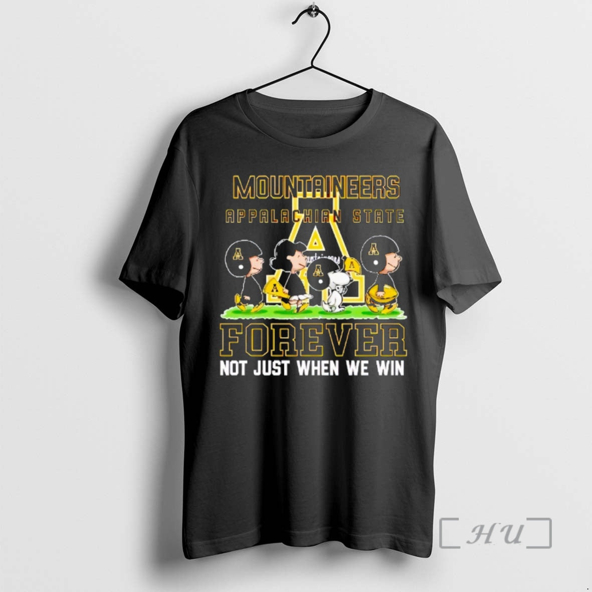 Trending Peanuts Appalachian State Mountaineers Forever Not Just When We Win Premium T Shirts Sweater Hoodie, Sweatshirt