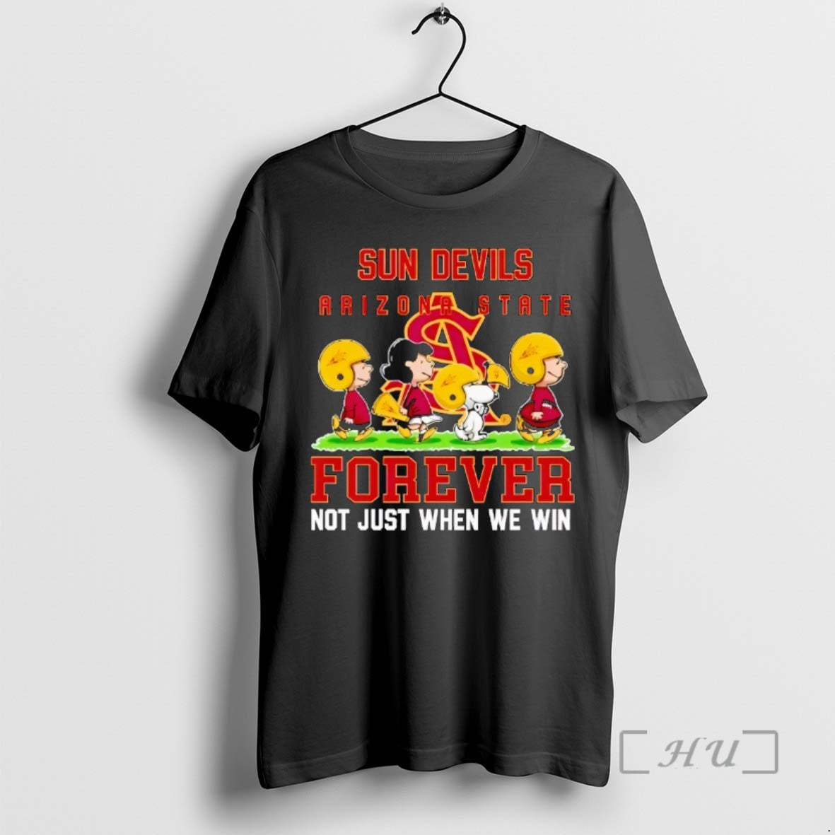Trending Peanuts Arizona State Sun Devils Forever Not Just When We Win Premium T Shirts Hoodie, Sweatshirt | DripVista.com