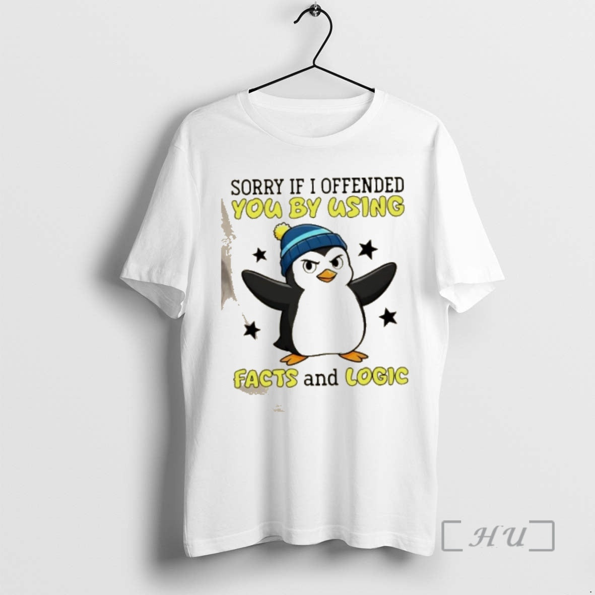 Trending Penguin Sorry If I Offended You By Using Facts And Logic Premium T Shirts Hoodie, Sweatshirt | DripVista.com