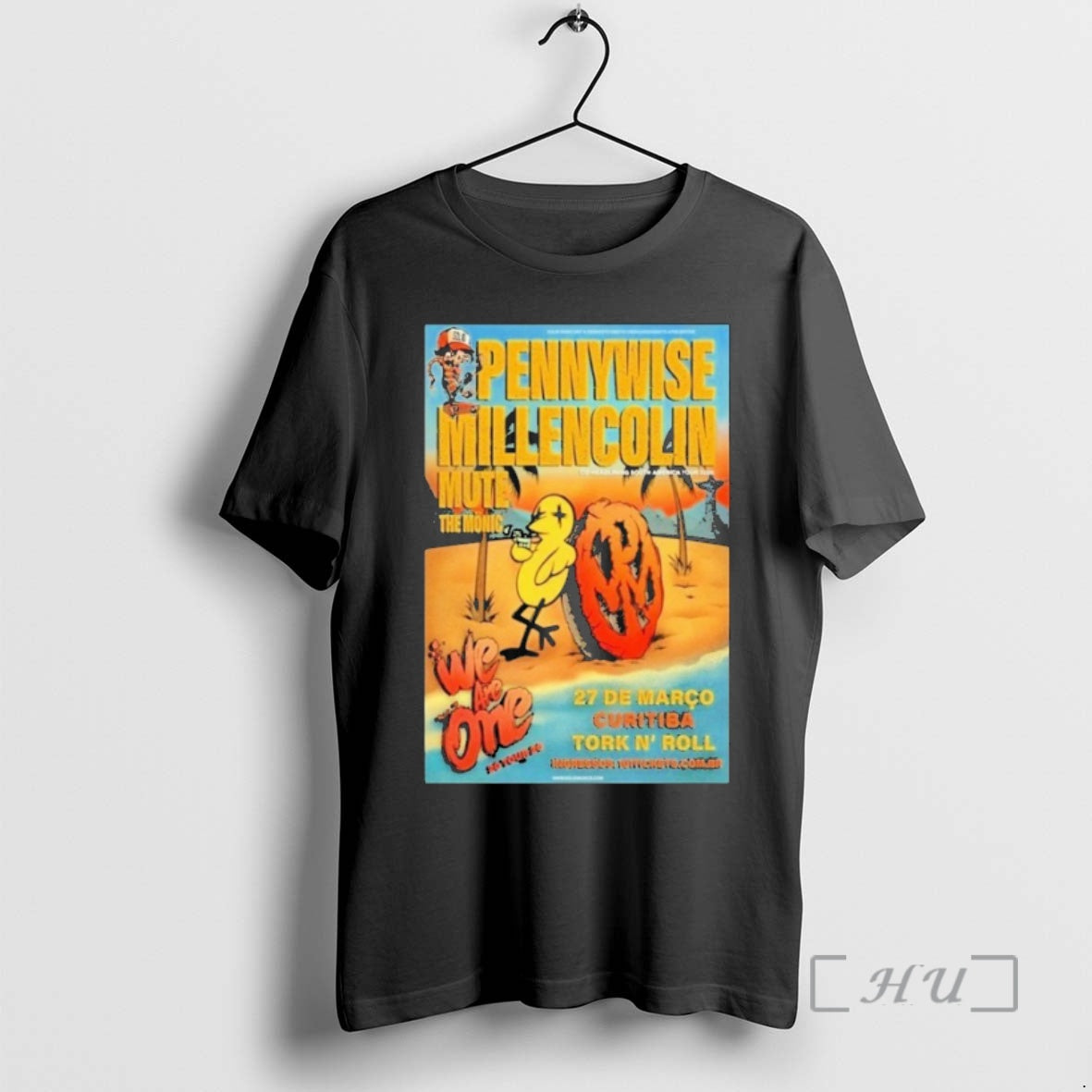 Trending Pennywise We Are One Tour Tork N Roll March 27 2026 Premium T Shirts Hoodie, Sweatshirt | DripVista.com