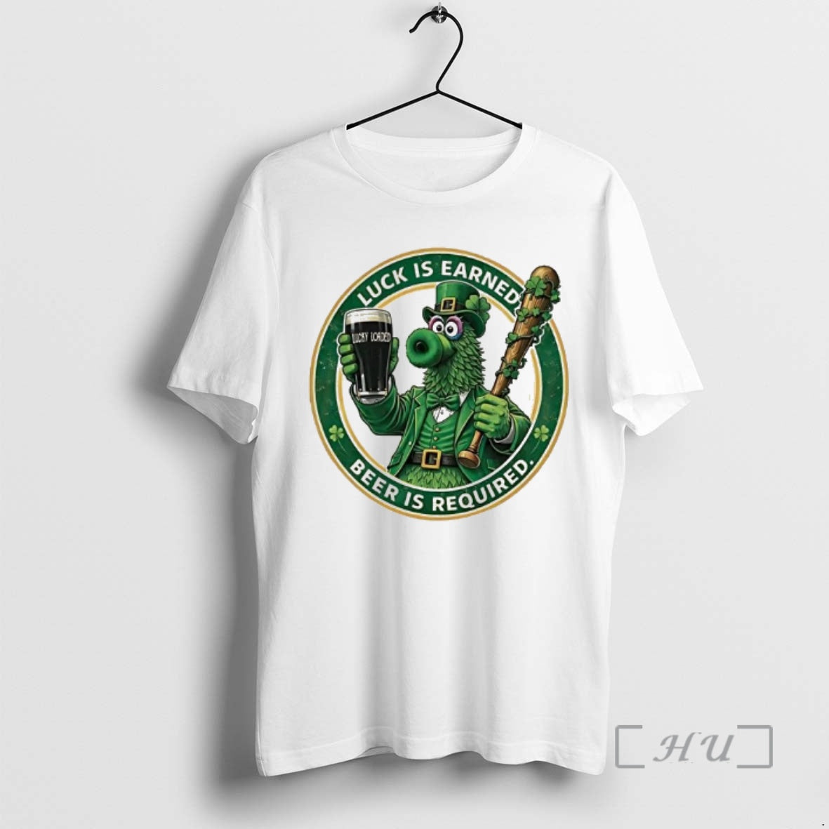 Trending Phanatic Phillies Luck Is Earned Beer Is Required St T-Shirts, Hoodie, Sweatshirt | DripVista.com