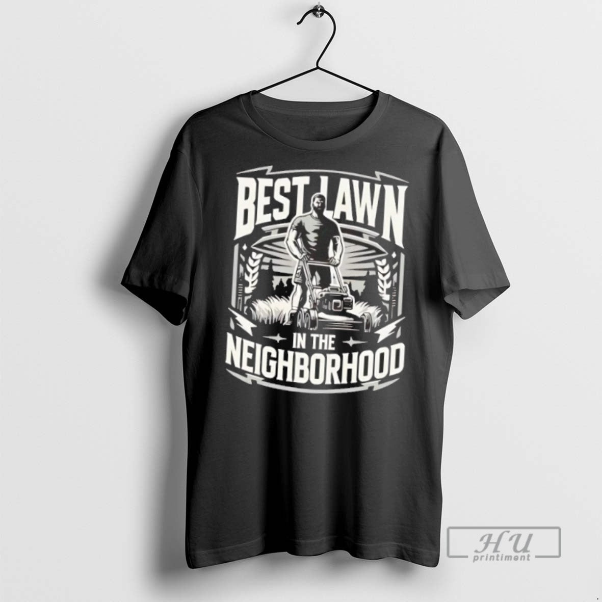 Trending Push Mower Best Lawn In The Neighborhood T Shirt