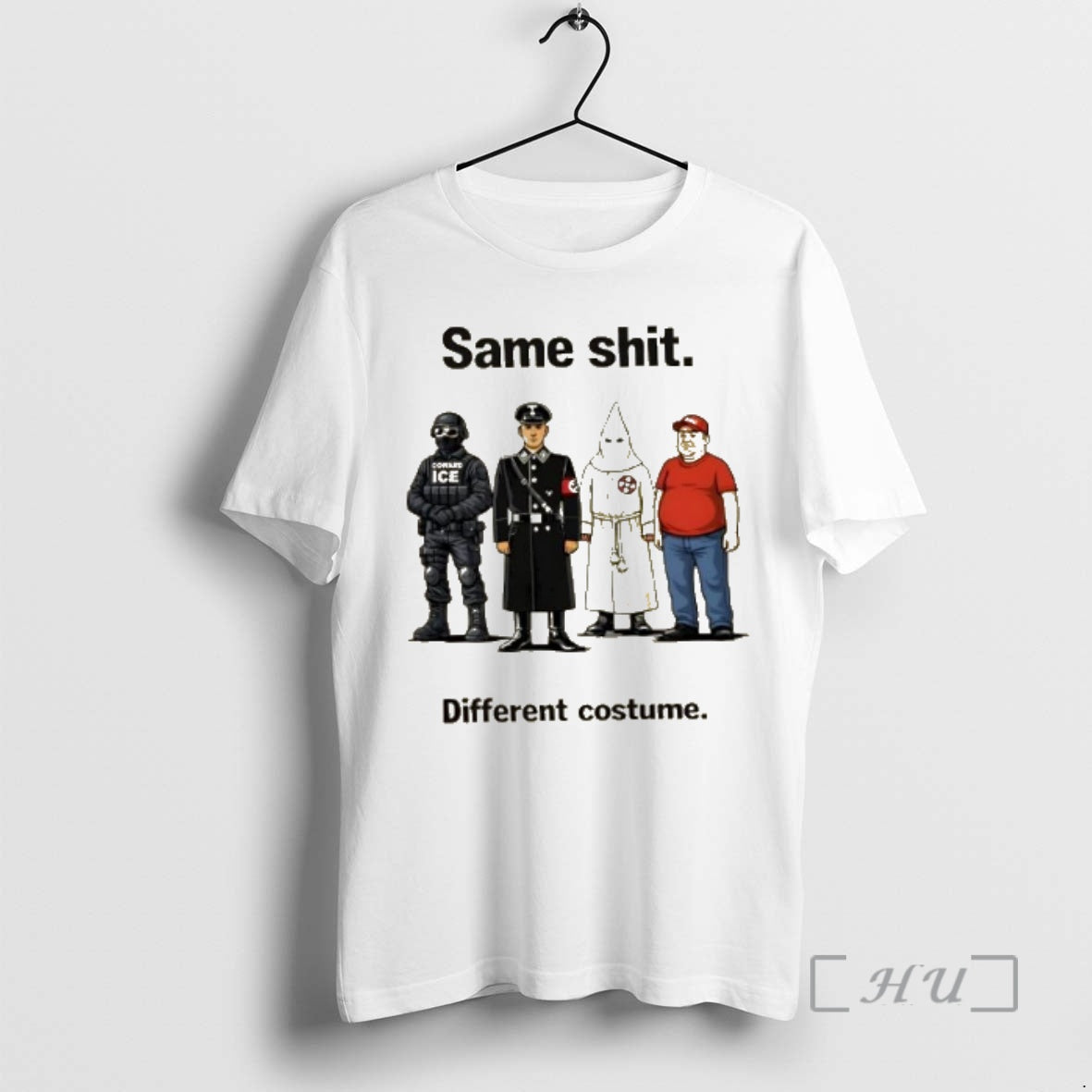 Trending Same Shit Differen Costume Caricature T-Shirts, Hoodie, Sweatshirt | DripVista.com