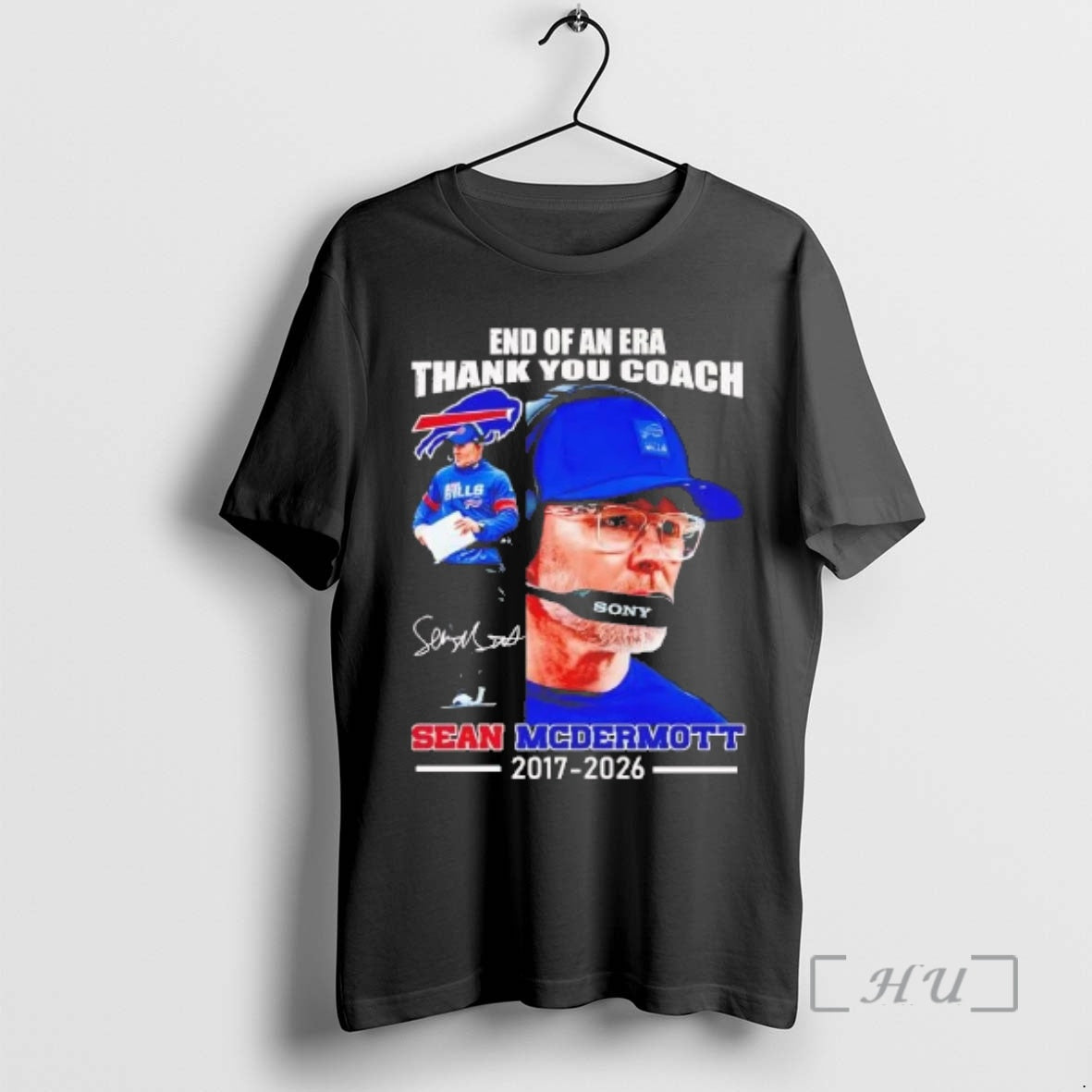 Trending Sean Mcdermott 2017 2026 End Of An Era Thank You Coach Premium T Shirts Hoodie, Sweatshirt | DripVista.com
