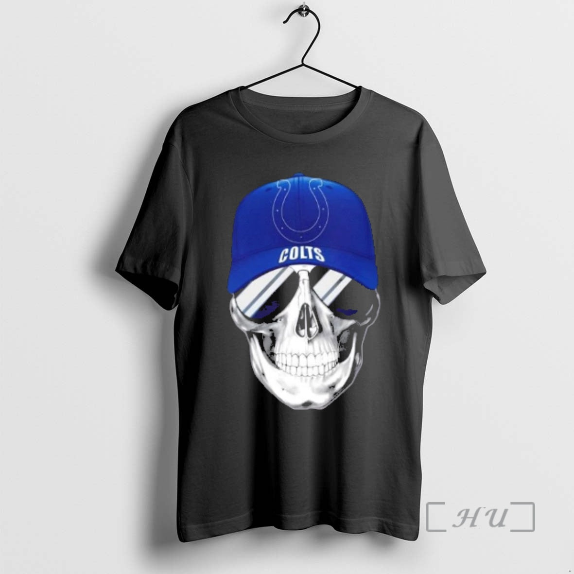 Trending Skull Wearing A Cap And Smile Indianapolis Colts Fans T-Shirts, Hoodie, Sweatshirt | DripVista.com