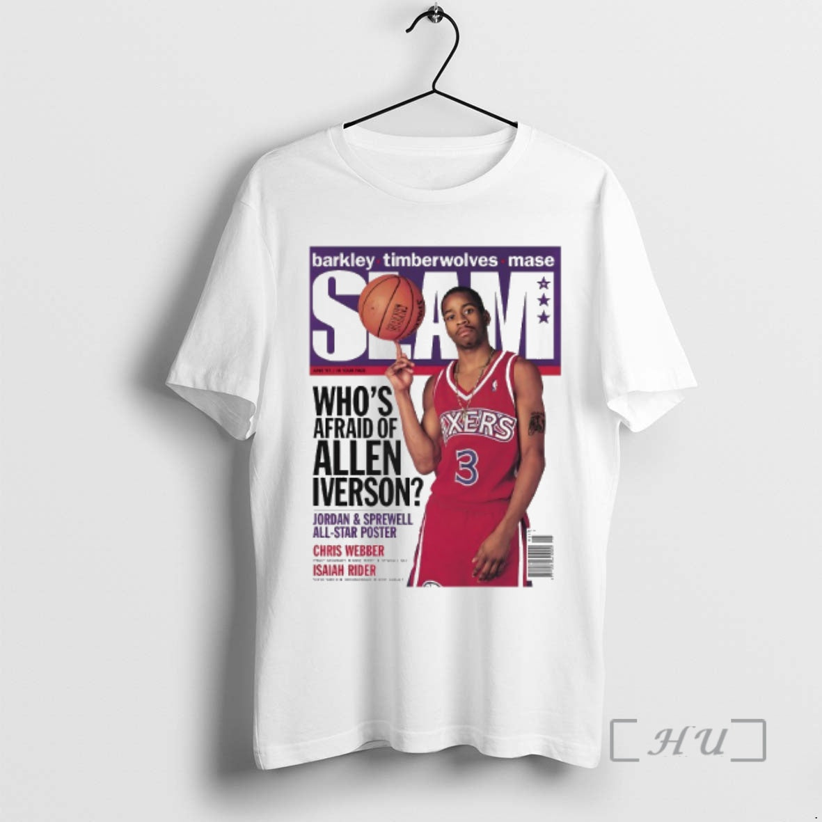 Trending Slam Whos Afraid Of Allen Iverson T-Shirts, Hoodie, Sweatshirt | DripVista.com