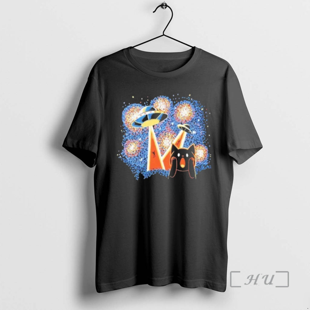 Trending Starry Night Aliens T-Shirts, Hoodie, Sweatshirt | DripVista.com