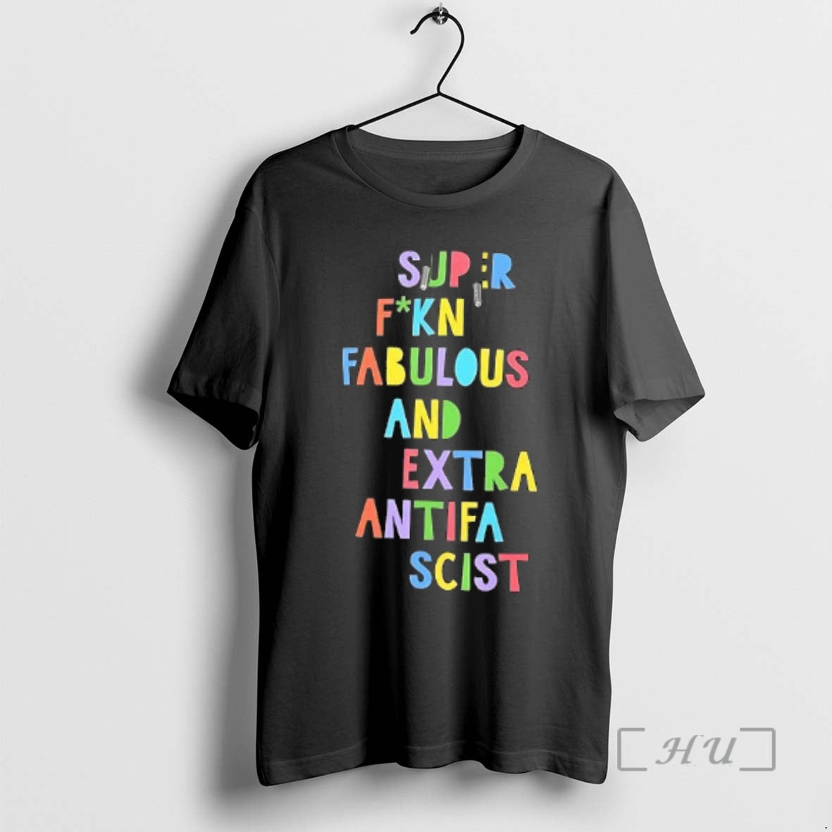 Trending Super Fuckin Fabulous And Extra Antifa Scist Letter T-Shirts, Hoodie, Sweatshirt | DripVista.com