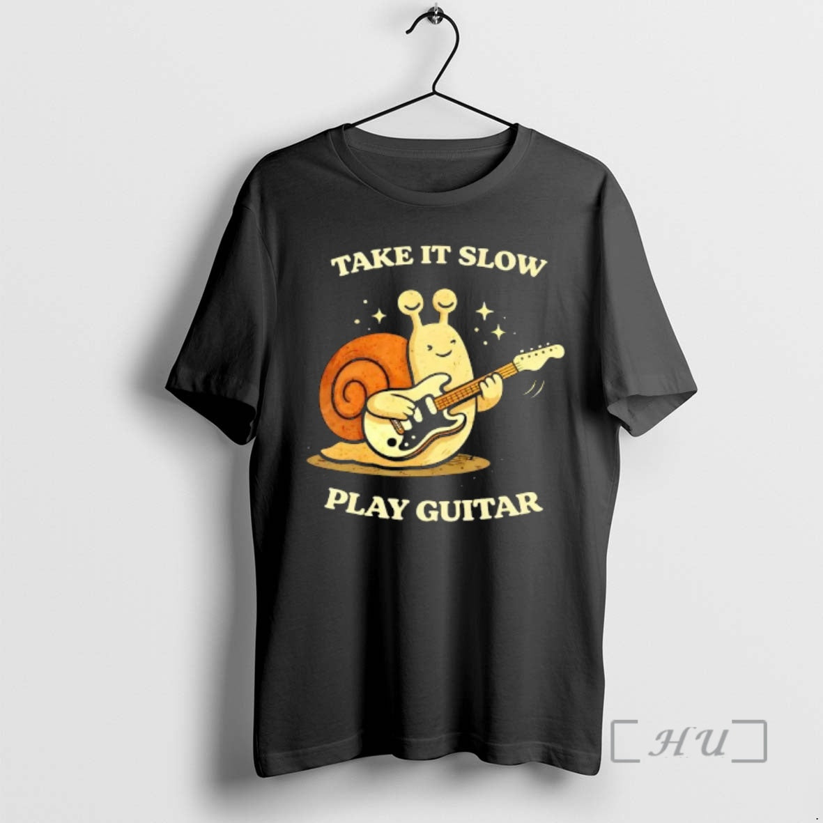 Trending Take It Slow Play Snail Playing Guitar T-Shirts, Hoodie, Sweatshirt | DripVista.com