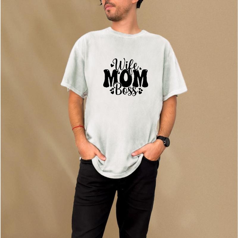 Trending Tee: Stylish "Wife. MOM. HB" Statement Shirt for Amazing Women Hoodie, Sweatshirt | DripVista.com