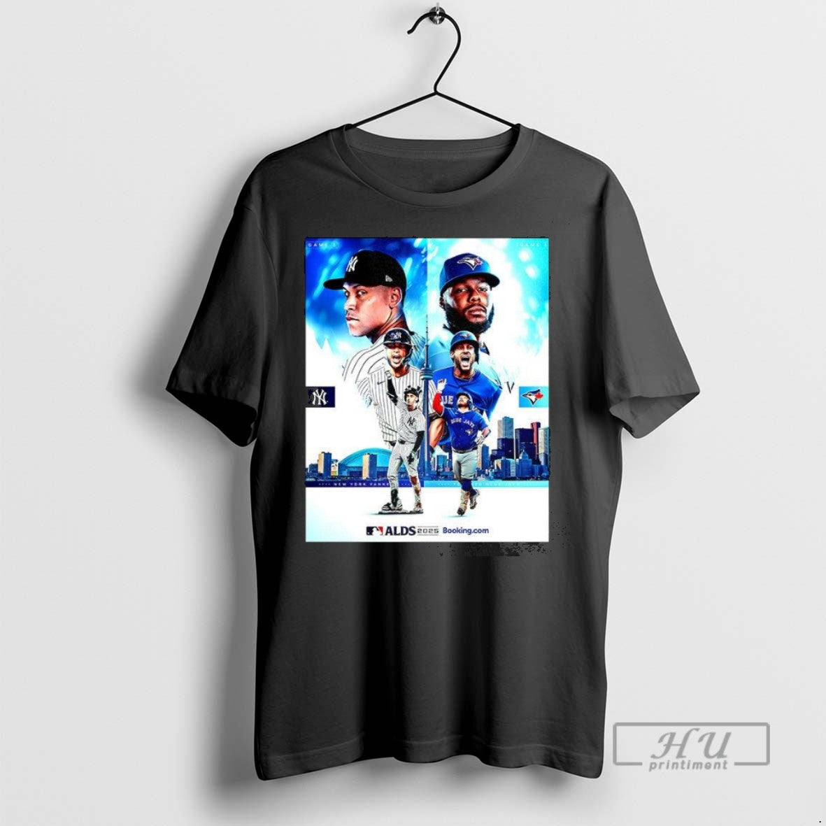 Trending Toronto Blue Jays Vs New York Yankees Mlb 2025 Alds Graphic T Shirt