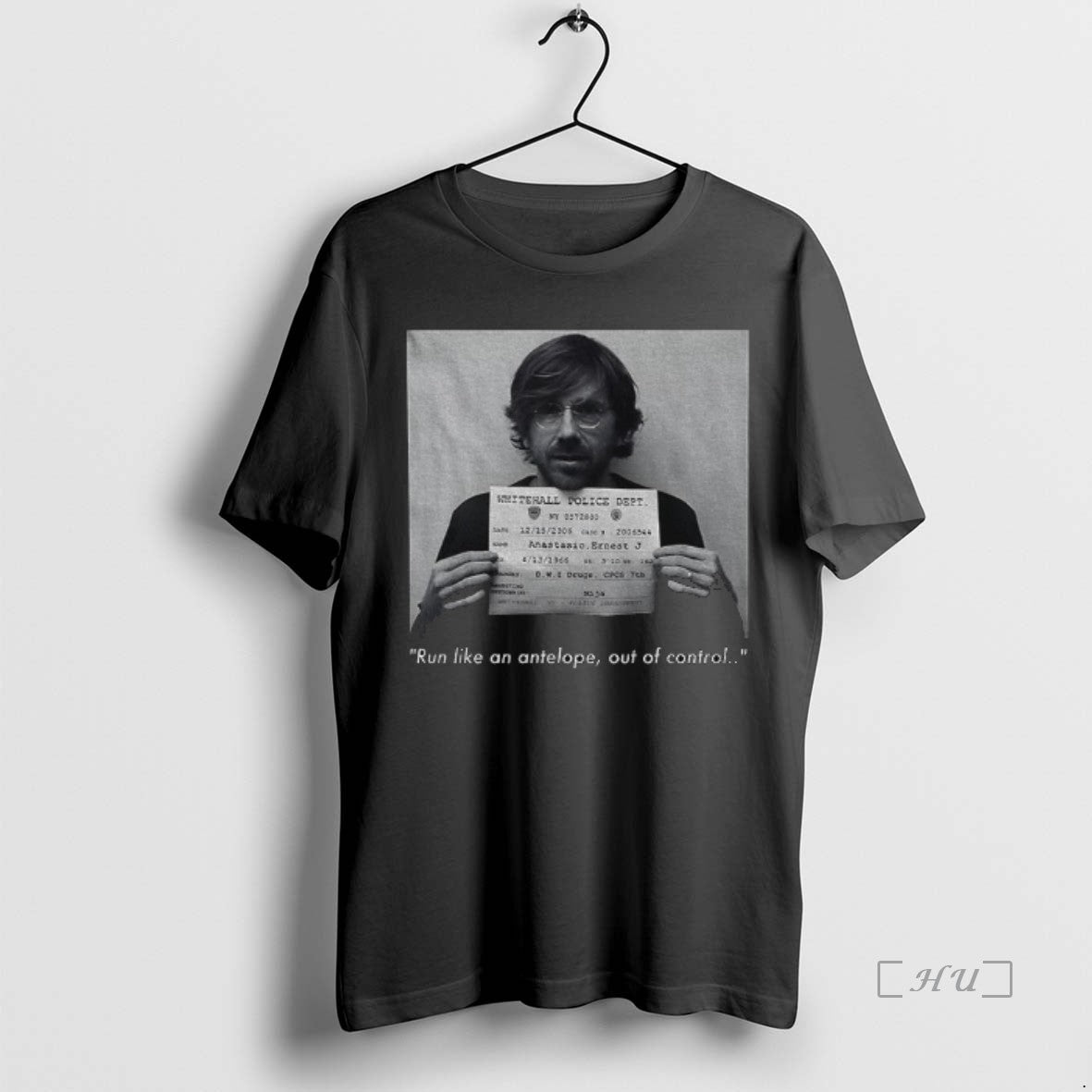 Trending Trey Anastasio Shot Run Like An Antelope Out Of Control Premium T Shirts Sweater Hoodie, Sweatshirt | DripVista.com